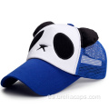 Panda de dibujos animados niños gorra